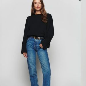 NWT Reformation Relaxed Long Sleeve Top